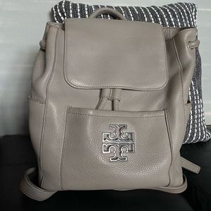 Tory Burch Britten Backpack Pebbled Leather